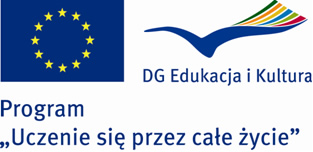 Logo projektu "Uczenie się przez całe życie"